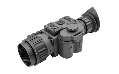 Armasight Warden 640 Pro thermal monocular, gray finish, 2.5-10X magnification, 35mm objective, held in hand against an outdoor background.