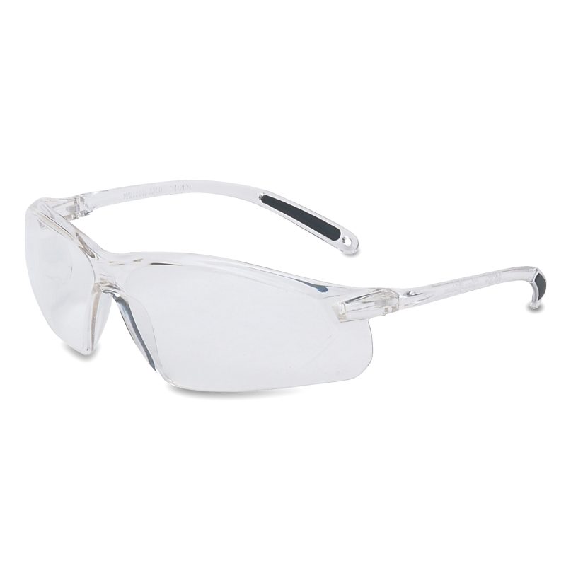 Howard Leight H/L Sharp-Shooter A700 Clear Glasses with clear frame and clear lenses, suitable for ranch work.