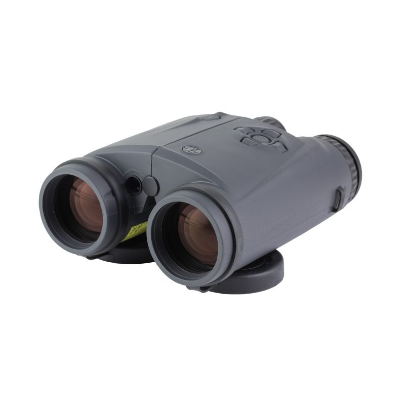 Leupold BX-6 Range HD 10x42 rangefinding binoculars in Shadow Gray, shown in a rugged outdoor setting, ideal for ranch work in the White Mountains.