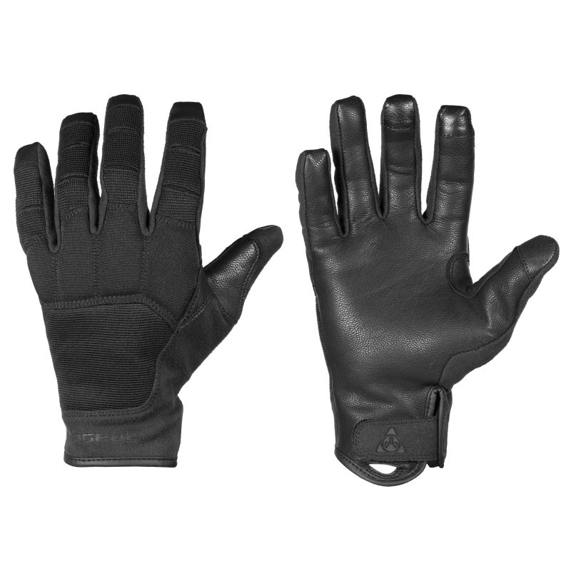 Pair of black Magpul Industries Patrol Glove 2.0, size large, shown ready for ranch work or outdoor tasks.