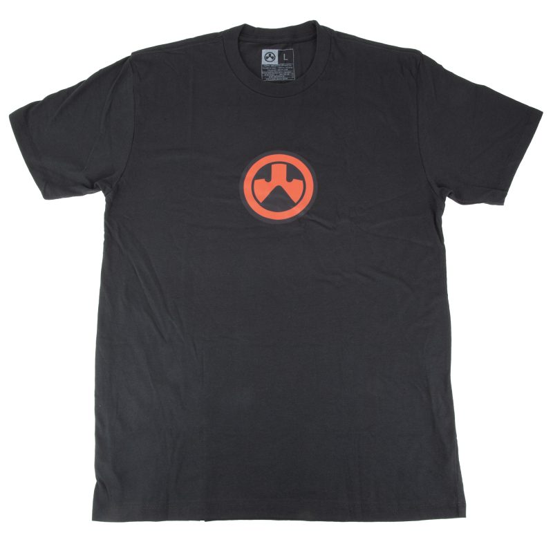 Magpul Industries Icon Logo T-Shirt in black, large size, featuring the Magpul logo.