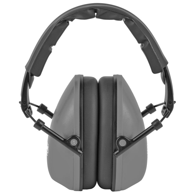 Black Champion Traps & Targets Slim Passive Earmuffs shown on a flat surface.