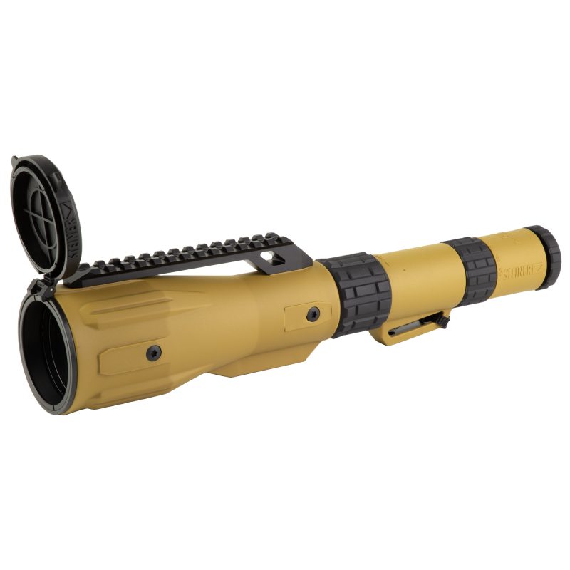 Steiner Ts740 7-40X60Mm Spotting Scope, black, matte finish, with a tripod, on a rugged outdoor background.