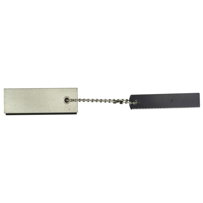 UST - Ultimate Survival Technologies MagBar Fire Starter, gray magnesium bar with a black flint rod and serrated striker
